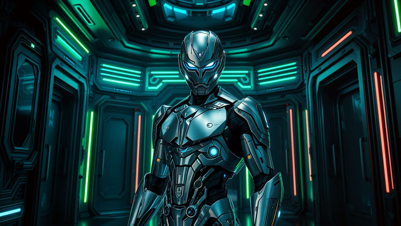 Nulltron, the AI butler. game splash image